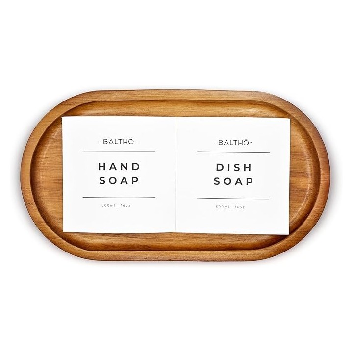 Set 2 Dispensadores Jabón Vidrio Ámbar