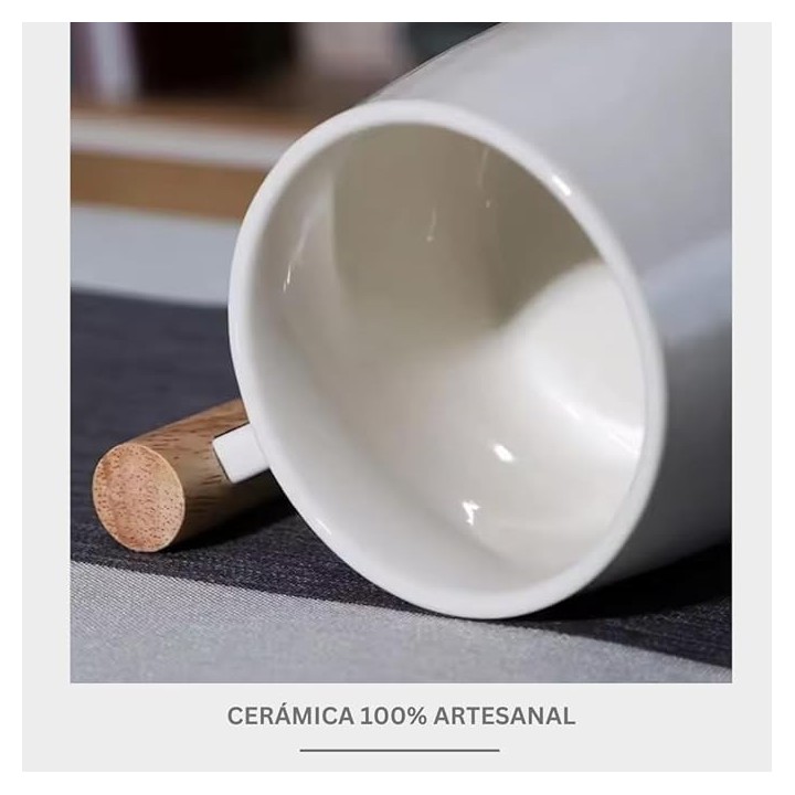 Juego Tazas Cerámica Nórdico (2 Unid)