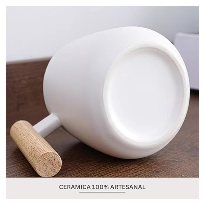 Juego Tazas Cerámica Nórdico (2 Unid)