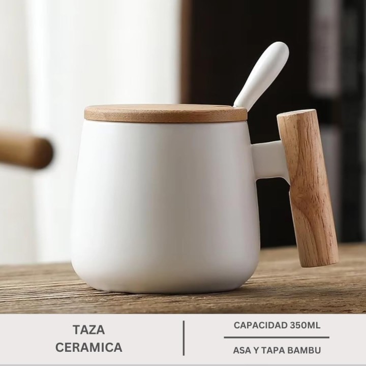 Juego Tazas Cerámica Nórdico (2 Unid)