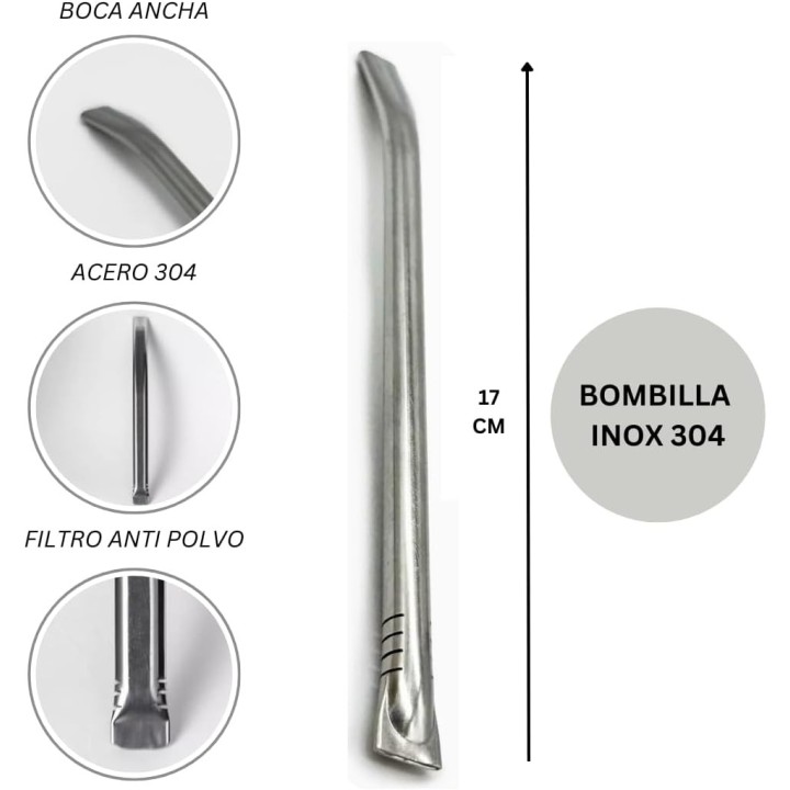 Mate Térmico Acero Inoxidable
